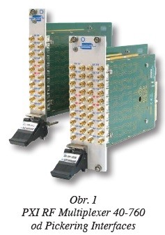 Obr. 1 PXI RF Multiplexer 40-760 od Pickering Interfaces